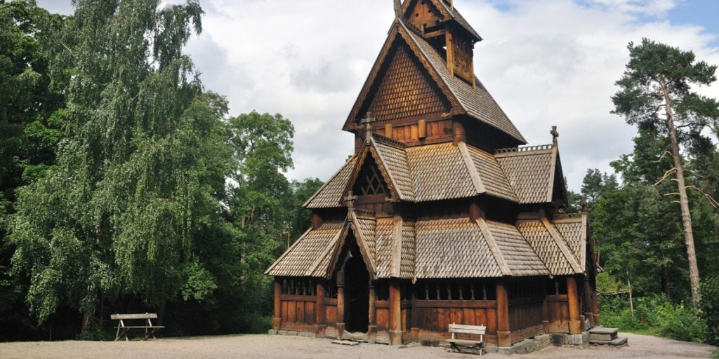 Gol stave church in Folks museum Oslo