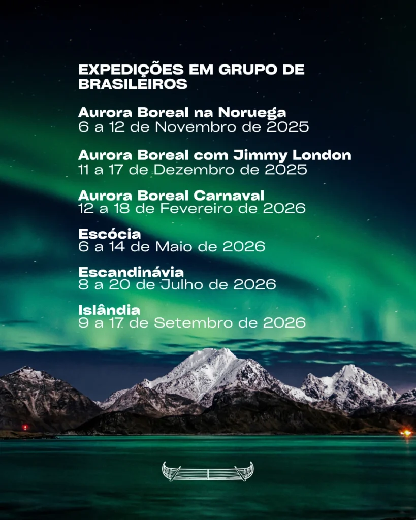 Roteiros 1 expedicoes em grupo de brasileiros escandinavia escoaia islandia aurora boreal